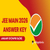 JEE Main 2026 January 29 Answer Key- Download PDF with Solutions